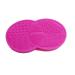 1pc Silicone Makeup Brush Cleaning Mat Brush Cleaning Pad Makeup Cleaning Brush Scrubbe Cosmetic Brush Cleaner Brush Washing Tool Pink