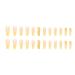 Justotry 24-Piece Coffin 3D Nails - Lemon French Floral Ballerina Press-On Nails for Women | Short Fake Nails - Buy Online on GoSupps.com