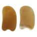 2Pcs Gua Sha Facial Tool Artificial Cow Horn Curved Design Gua Sha Facial Tool Improve Lymphatic Drainage Gua Sha Tool for Neck Back Hands Wrists Shoulders Feet