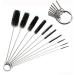 Itian 10 Pieces Nylon Bottle Tube Nozzle Cleaning Brush Cleaner Set Kitchen Tool for Bottle Glasses Straw Cleaning - Buy Online on GoSupps.com