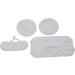 Adjustable Reusable Castor Oil Neck Pack for Thyroid Inflammation - Washable White Set - Buy Online on GoSupps.com