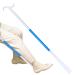 Rosixehird help to wear socks sock aid devices multifunctional sock helpers with shoe open function removable adjustable dressing hooks for pregnant women blue and white C