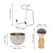 Zroven Male Shaving Set | Brush Soap Dish Stand & Beard Shaver Kit for Perfect Grooming - Buy Online on GoSupps.com