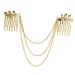 FRCOLOR Flower Hair Clip Comb Elegant Hair Clips Hair Clip Comb Leaf Hairpin Comb Hair Pin Comb Headgear Tassel Hair Accessory Hair Accessories