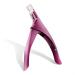 Nail Clipper for Thick Nails Acrylic Nail Clippers Nail Tip Cutter Adjustable Premium Stainless Steel Fake False Artificial Nail Tip Trimmer for Manicure (Color : Fuchsia)