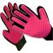Pet Dog Cat Grooming Glove Pet brushes for shedding Massage Glove for Long and Short Hair dog grooming brush for Gentle Massage Dog brushes for grooming Glove Mitt for Dogs Rabbits&Horses (pink) - Buy Online on GoSupps.com