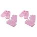 Beaupretty Paraffin Paraffin 4pairs Spa Hands and with Healing Skin Moisturizing Dry Hand for Overnight Softening Hydrating Socks Re Essential Cracked Gloves Infused Oil Skins Feet