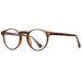 LIGOES TR90 Round Eyeglasses Women Cat Eye Anti Blue Light Glasses Frame Retro Men Fashion Eyewear Leopard With Clear