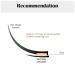 Costory Single Eyelashes - Flat Ellipse Extensions 0.20mm Thickness 13mm Length Lightweight Matte Black Professional Quality - Buy Online on GoSupps.com