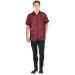 Betty Dain Betty Dain Premier Barber Jacket XL Burgundy Burgundy X-Large