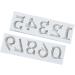 HOMSFOU 1 Set Non Stick Nonstick Home Baking Cake Mould Cake Molds Silicone Mold De para Gelatinas Silicone Baking Mold Numbers Baking Molds Chocolate Fondant Cake White - Buy Online on GoSupps.com
