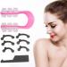 Black & Pink Nose Uplifting Shaping Clip - Invisible Beauty Tool for Straightening & Massage | Ideal for Men & Women - Buy Online on GoSupps.com