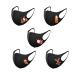 5 PCS Women Christmas_Face_Protection_Mask Ice Silk Washable Elastic Ear Loops Butterfly Christmas-b