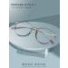 Buy SERONI Tr90 Round Blue Light Blocking Glasses for Men & Women - Anti UV Ray Computer Reading Glasses | 50mm Gray Frame - International Shipping Available - Buy Online on GoSupps.com