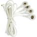 Replacement Premium TENS Lead Wires - 2.35mm Shielded Plug & 4 Snap 3.5mm Connectors for TENS Units (Pack of 6) | International Shipping Available - Buy Online on GoSupps.com
