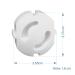 Keroos Child Locking Sockets - Safe Socket Protection for Kids | 10 Pack - No Glue Needed - White - Buy Online on GoSupps.com