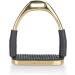 Equinate Safety Bars Fremont 10cm Gold - Anti-Slip Rubber Tread - Stirrup for Adults & Children - 2 Pieces for Ankle Support - Buy Online on GoSupps.com