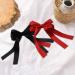 Red and Black Bow Hair Clips Set for Women and Girls - 2pcs Ribbon Hair Bows Barrettes and Hairpins - Buy Online on GoSupps.com