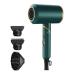 Hair Dryer Hairdryer Hairdryers for Women Travel Blow Dryer Hair Dryers Lightweight Negative Ions Hot and Cold Air Constant Temperature Foldable Handle (130X77X215MM Green) 130X77X215MM Green