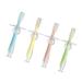 Combined toothbrushes 4 pieces of toddler toothbrush made of silicone made of silicone infant training toothbrush toothbrush set for toddlers biting brush suction cup bristles