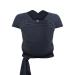 Izmi Baby Wrap | 2020 Award-Winning Adjustable Soft Stretch Bamboo Material with 2 Different Carrying Positions | UK Hip Healthy Design Ideal for Newborns | Slate