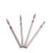 BEST DEAL! MZCMSL Flame Cuticle Drill Bit Set - Russian Manicure Diamond Nail Drill Bit 3/32 Electric Cuticle Remover Bit (4pcs) - Buy Online on GoSupps.com