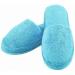 Luxury Turkish Spa Slippers | 100% Cotton Terry | Indoor/Outdoor House Shoes | Aqua | Medium Size - Buy Online on GoSupps.com
