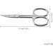 DOETYD Cuticle Nail Scissors Stainless Steel Manicure Scissors Professional Curved Blade Grooming Beauty Scissors for Toenail Pedicure Skin Hair Trimming - Buy Online on GoSupps.com