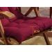 Non-Slip Practical Lounger Mat with Fixing Tie Comfortable Thick High-Backed Cushion for Indoor Outdoor Garden Patio Premium Cotton Lounger Pad - Buy Online on GoSupps.com