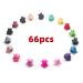 Flower Pattern Mini Hair Claw Clips - 66 pcs Resin Hair Accessories for Girls and Women - Buy Online on GoSupps.com