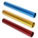 RAYNAG 3 Pack Track Relay Baton Aluminum Field Race Batons for Student Relay Events Durable Batons 3-blue gold red