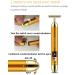24K Golden T-Shape Electric Beauty Bar - Enhance Skin Relaxation & Elasticity | Best Face Massage Tool - Buy Online on GoSupps.com