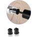 Outanaya 6pcs Eyelash Solution Bottle Portable Eyelash Tube Small Eyelash Bottle Mini Funnel Black Plastic - Buy Online on GoSupps.com