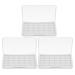 3 Pi ces Palette de Maquillage Vide Cases avec Couvercle Transparent Bo te Rechargeable pour Fard Paupi res L vres et Blush Organisateur Robuste et L ger pour Femmes et Voyage