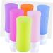 UPKOCH Shampoo Travel Bottle Silicone Liquid Bottle Refillable Tube Empty Silicone Bottle Silicone Makeup Liquid Containers Shampoo Dispenser Bottle Toiletries Soap Travel medium Blue - Buy Online on GoSupps.com