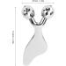 3D Facial Massager Body Slimming Roller Double-Sided Rolling Metal Ball Design Skin Care Massager with Gua Sha Function Ideal for Facial Care and Stress Relief - Buy Online on GoSupps.com