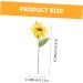 HOMSFOU 5pcs Sunflower Artificial Flower Decoraciones Para Salas De Casa Faux Artificial Sunflowers Bouquet Artificial Sunflower Bouquets Silk Sunflower Bride Green Plants Wedding Plastic - Buy Online on GoSupps.com