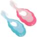 Fomiyes 4-Piece Baby Toothbrush Set | Travel Toothbrushes for Kids | Children's Teeth Cleaning Tools | Portable Toddler Toothbrushes - Buy Online on GoSupps.com