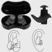 Silicone Earplugs 1 Pair Waterproof Anti-Noise Earplugs Soft Earplug for Swimming Sleeping Studying (Black) - Buy Online on GoSupps.com