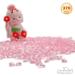 PMLAND 370 PC 16mm Clear Acrylic Stones Table Scattering Wedding Bridal Baby Shower Decorations Soft Pink - Buy Online on GoSupps.com