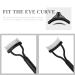 2 PCS Metal Teeth Eyelash Comb & Makeup Mascara Applicator - Curler & Separator Grooming Brushes - Buy Online on GoSupps.com