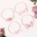 8 Pcs Baby Girls Soft Nylon Bow Flower Headbands | Pink Hair Accessories for Newborns & Toddlers - Buy Online on GoSupps.com