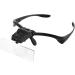 Portable Head Magnifier with Light Professional Hands Free ES with Light for Close Work 1. 0X 1. 5X 2. 0X 2. 5X 3. 5X Full of Stars