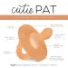 Ryan & Rose Cutie PAT Pacifier Teether - Flat Clear Rubber | Buy Online - Buy Online on GoSupps.com