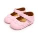 MASOCIO Baby Girl Shoes Mary Jane Infant Anti Slip First Walking Shoes 6-12 Months Pink