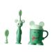 Sewoart 1 set toothbrush set toothbrushes for children baby toothbrush silicone toothbrush for toddlers toothbrush for the oral care toothbrush suction toothbrush suction cup bristles