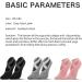 Aivoro Yoga Socks - 3 Pairs Anti-Slip Pilates & Fitness Socks for Women (35-42) - Ideal for Yoga Dance & Workouts - Black Gray & Pink Options - Buy Online on GoSupps.com
