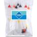 YGDZ 15pcs Precision Tip Applicator Bottles - 30ml, 5 Colors Needle Fine Tip Squeeze Glue Applicator Bottles with 10pcs Needle Tips and 5pcs Mini Funnel - Ideal for Quilling, Crafts, Paint, and Ink - Buy Online on GoSupps.com
