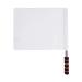 Sports Referee Flags with Pole Stainless Steel Patrol Handheld Signal Flag Track and Field Court Training Flag Athletic Competition Flag for Rugby Soccer Volleyball Football Linesman Command Flags White