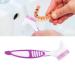 Health Gear Denture Cleaning Brush - Double Bristle Head for Dental Bridges & Oral Care | Effective Plaque Removal - Buy Online on GoSupps.com